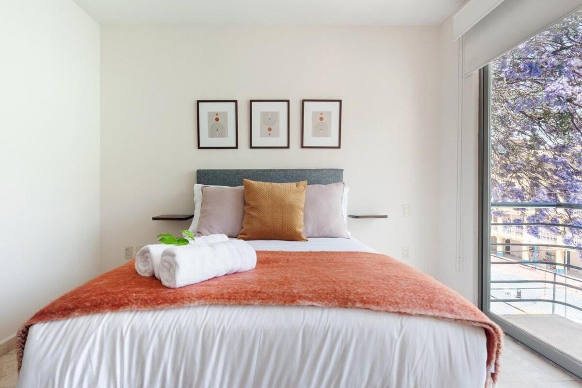 Apartamento Urban Classic Cdmx 2bd 4pax// Centrico Con Balcon Cidade do México
